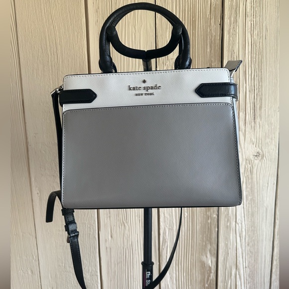 Kate Spade Staci Medium Satchel + Large Slim Bifold Wallet Matching Set - Picture 3 of 11